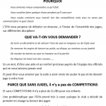 2024-12-14 <br> Aide pour les compétitions - Comment devenir Juge
