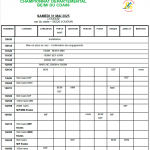 2025-05-31 <br> Pas d'entrainement - Championnat départemental BE/MI
