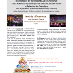 2025-11-21 <br> Table ronde : Nutrition et performance sportive