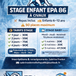 2026-04-07 <br> Stages 3-5 ans et 6-12 ans au gymnase de Civaux